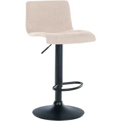 CLP Barhocker Branford Stoff   Farbe: creme, Material: Stoff
