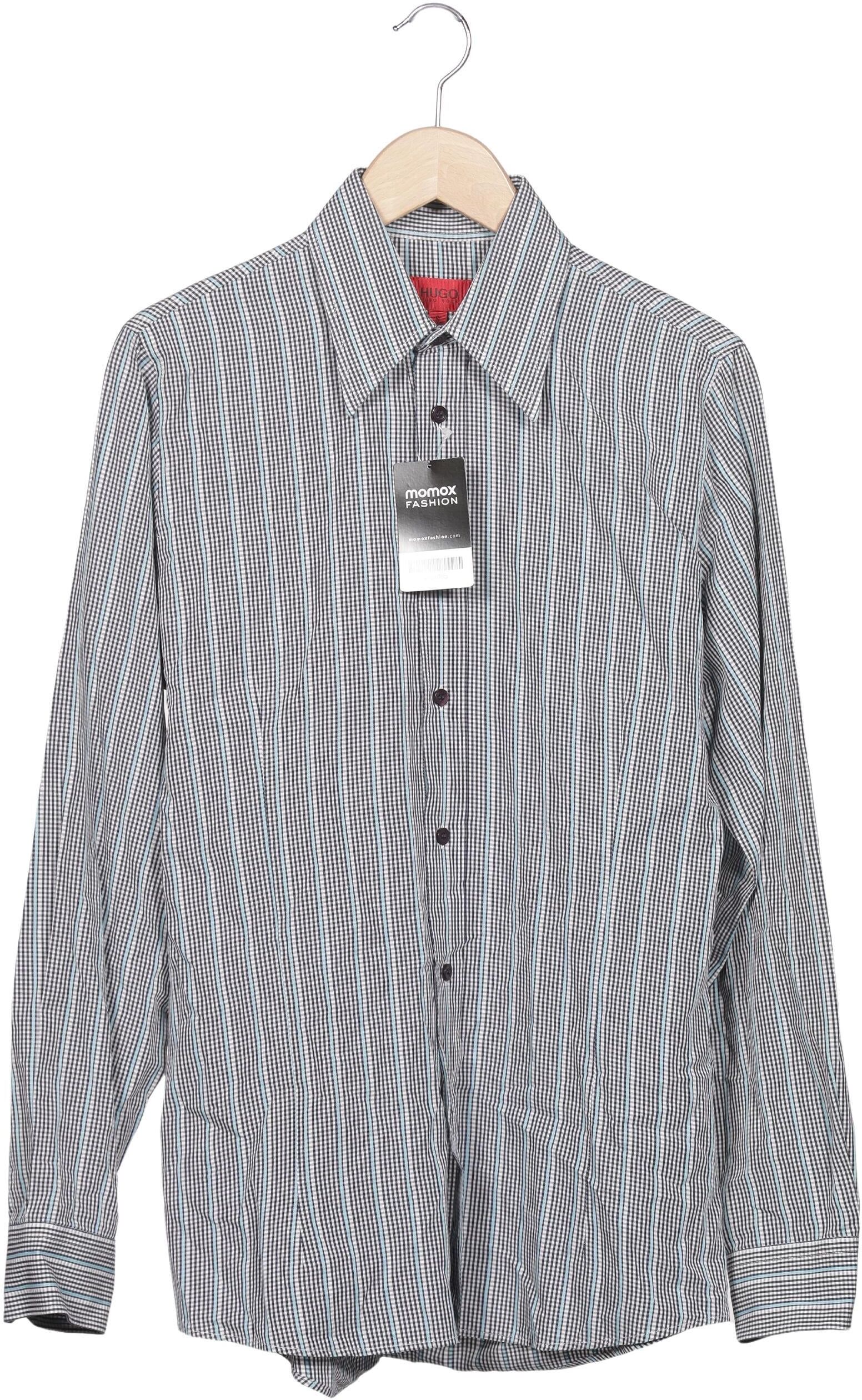 Hugo by Hugo Boss Herren Hemd, Mehrfarbig, Gr. S, Baumwolle - Second Hand