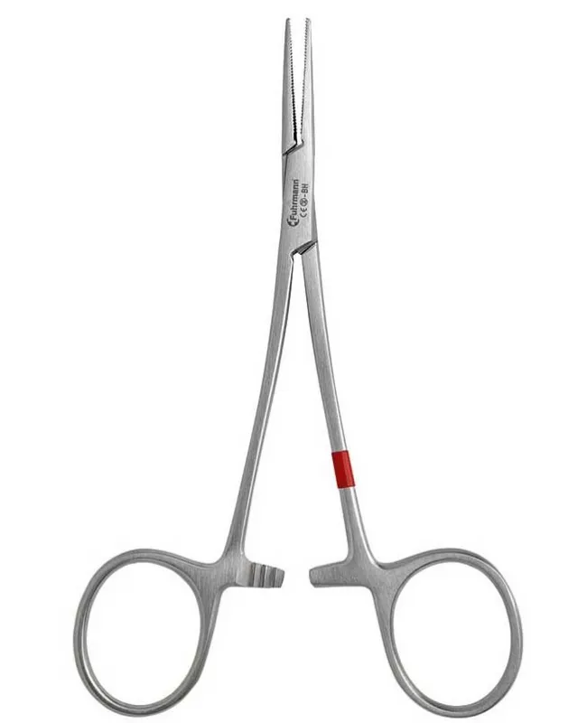 Fuhrmann GmbH Einmal Arterienklemme n. Halstead-Mosquito, gerade ohne Zähne, 12,5 cm, einzeln steril verpackt (25 Stück) 360005-3