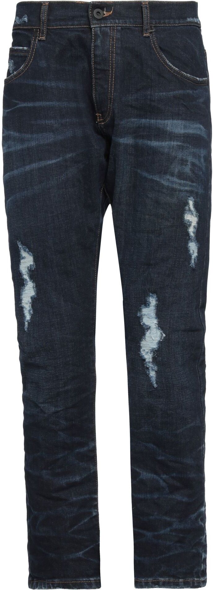 Md 75 Pantalones vaqueros Hombre Azul marino 31,32,34 Hombre