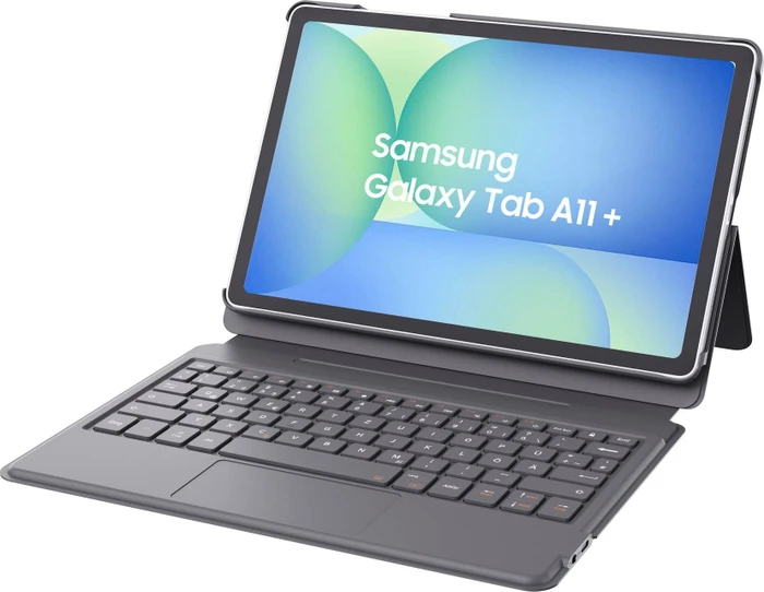 Samsung DK Slim BT Keyboard Cover with TouchPad Black, für Galaxy Tab A11+, GP-FCX236RLFBO