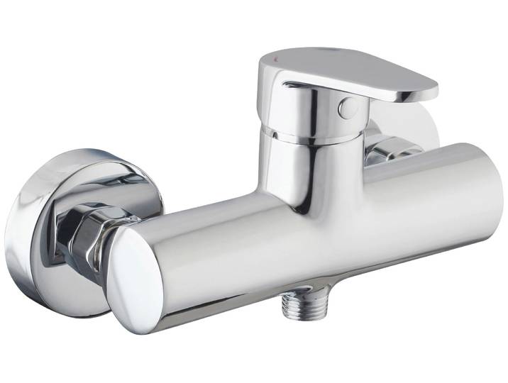 Duscharmatur SCHÜTTE Futura , silber (verchromt), B:15cm, Armaturen, Duscharmatur, Wasserhahn Bad, Mischbatterie Dusche DVGW zertifiziert in Chrom