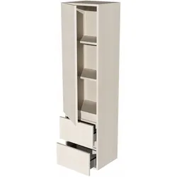 Paris Schrank 155 cm kernahorn / nussbaum, Tür Anschlag: links, Holzfarbe Badmöbel: C017 Kernahorn Dekor