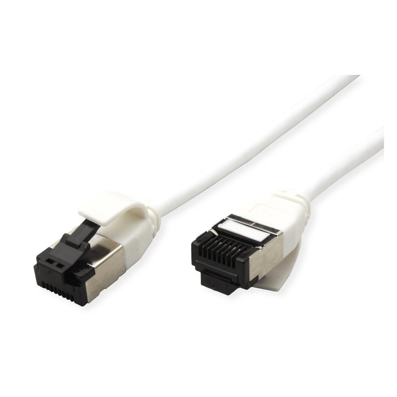 Roline U/FTP P-Kabel Kat 8.1 weiss, 1.5m PoE, Slim (U/FTP, CAT8.1, 1.50 m) (21.15.3274)