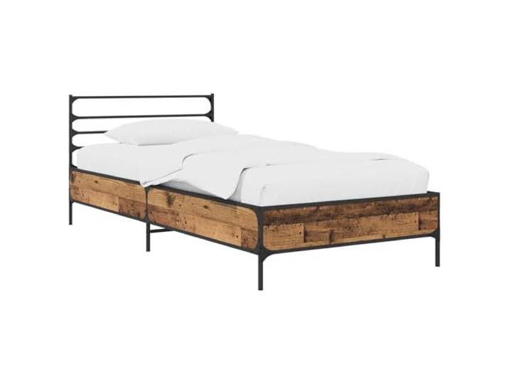 PUGYNBK Bettgestell aus Holz, 80 x 200 cm Feste Lamellenbasis, stabil, modernes Design, Montage erforderlich