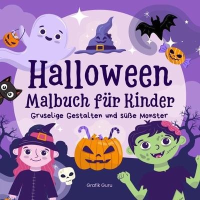 Halloween Malbuch für Kinder, Taschenbuch von Grafik Guru, Epubli, 978-3-7598-8406-0