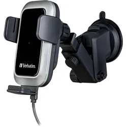 Verbatim Fast Qi Fast Wireless Car Charger USB-C 15W FWC-03 Pro, Smartphone Halterung, Schwarz