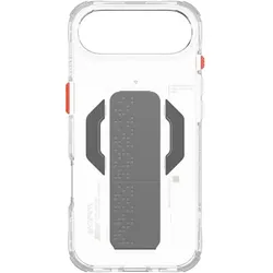 Skinarma Haxa Case for iPhone Air Magnetic Charging + Grip Stand Transparent (Apple iPhone Air), Smartphone Hülle, Transparent