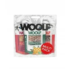 WOOLF Weihnachts-Multipack 3 x 100 g Hundesnacks