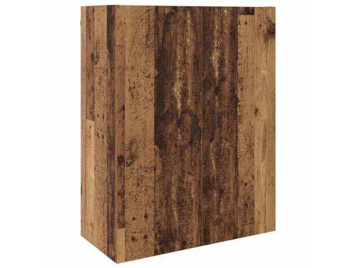 Meuble Mural Bois Ancien 69 5 x 34 x 90 cm avec 2 portes et 2 étagères pour Cuisine FR860337