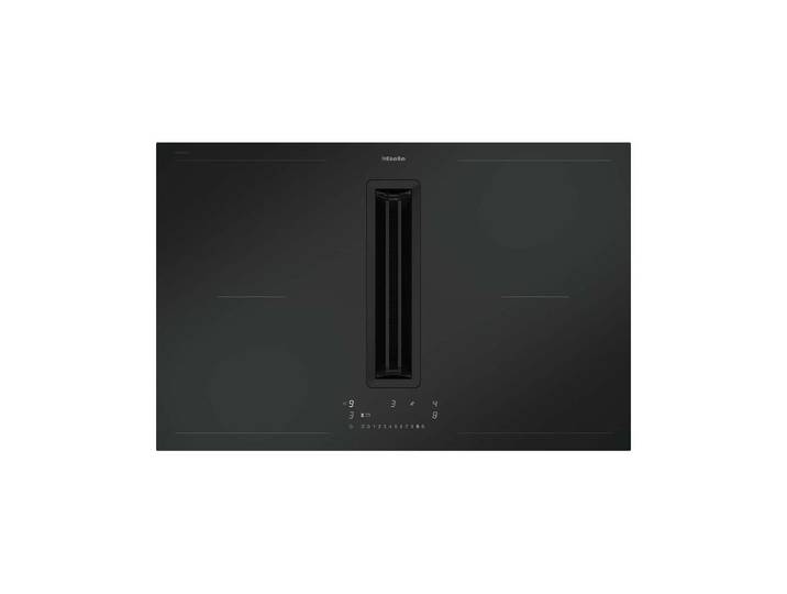 Miele KMDA 7876-1 FL MattFinish Kochfeld mit int. Dunstabzug Schwarz