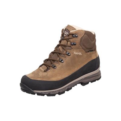 Wanderschuh MEINDL "Meindl Lagos MFS braun", Herren, Gr. 41,5, braun, Nubukleder, unifarben, Basic, Schuhe Wanderschuh, GORE-TEX – Winddicht, wasserdicht und atmungsaktiv