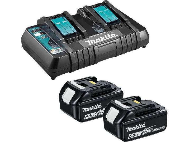 Makita 199484-8 Kit source d'énergie Li 18V 2x6Ah