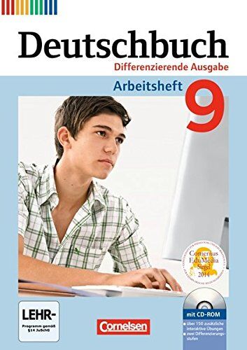 Markus Langner - Deutschbuch - Differenzierende Ausgabe: 9. Schuljahr - Arbeitsheft mit Lösungen und Übungs-CD-ROM - Preis vom 18.10.2026 19:22:15 h