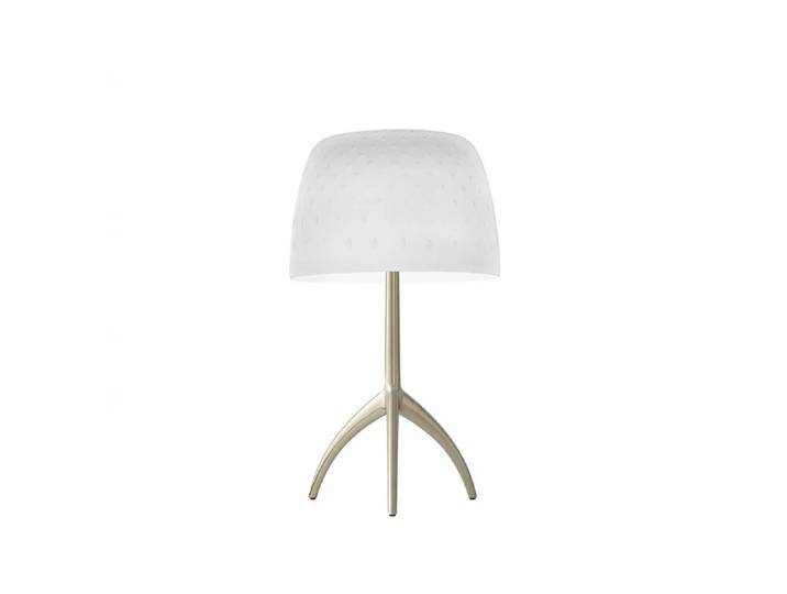 Foscarini Lampe de table Lumiere 30th Piccola Dimbar champagne, bulles