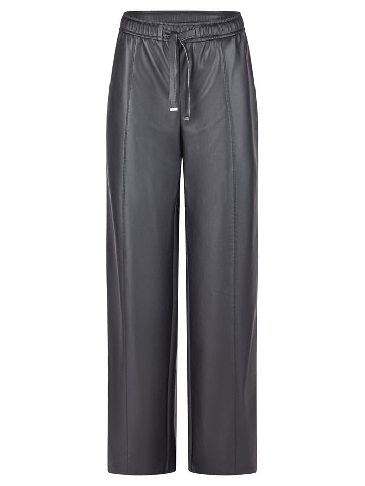 LCMT Le Comte Kunstlederhose in Schwarz - 42