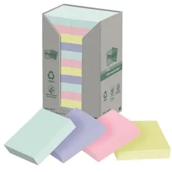 Post-it Notes (Recycle) 24 Haftnotizblöcke »Recycling Notes« im Tower grün