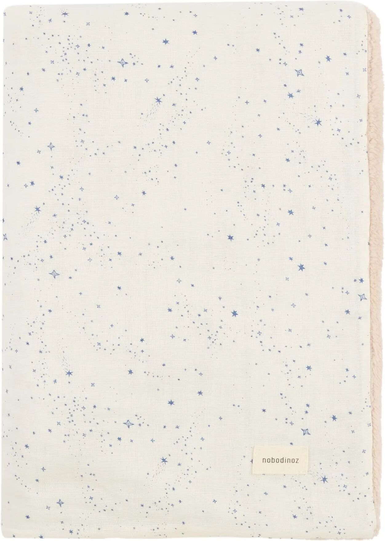 Nobodinoz Couverture d'hiver Wabi Sabi Milky Way Bleu 70x100