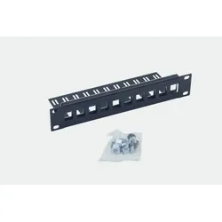 Triton RAC-PP-X03-C1 10" Patchpanel 1HE, Leerblech für max, 10 Keystone, grau