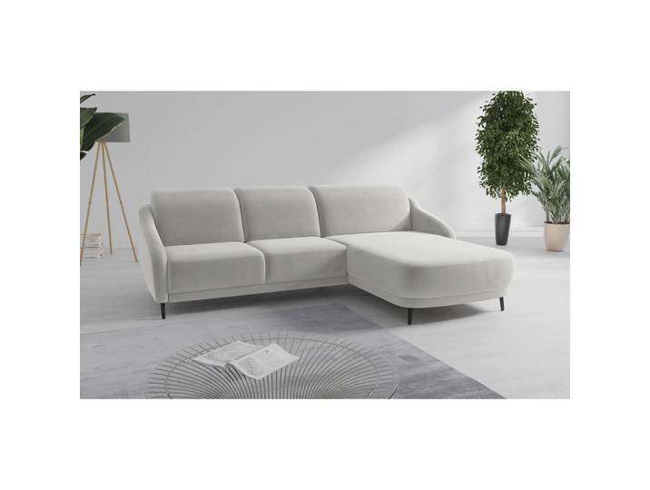 Ecksofa, Beige, 271x191 cm, Textil, 4,5-Sitzer, Ottomane Rechts, Sit&More