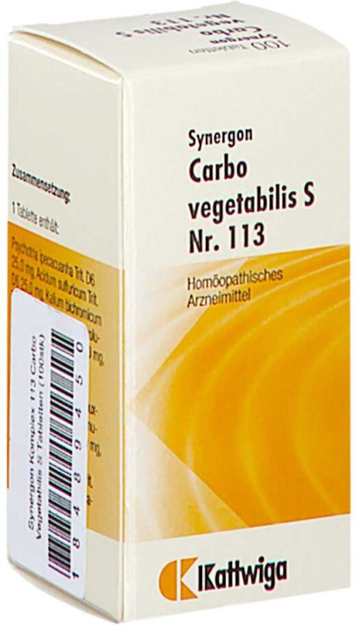 Synergon Komplex 113 Carbo Vegetabilis S Tabletten