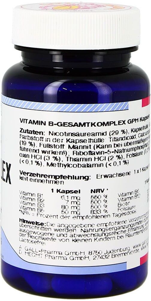 GALL PHARMA Vitamin B Gesamtkomplex Kapseln 60 St