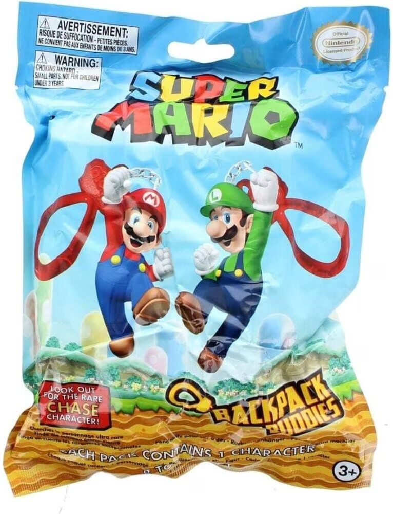 Paladone Figuras Con Colgante Backpack Buddies Super Mario Talla Única Unisex
