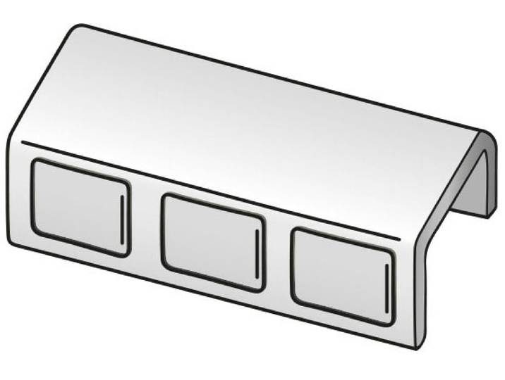 Schienenverbinder für Vorhangschienen GARESA Credo/-Vorhangschienen Gr. 1, transparent, Blacklist, Sichtschutzbefestigungen, Schienenverbinder für Vorhangschienen, Schienenverbinder zum Verbinden von 2 Schienen von Garesa