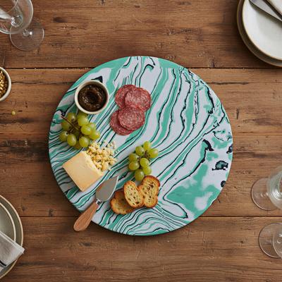 Storied Home "Stone Cheese and Cutting Board - 8.0""L x 8.0""W x 0.5""H"