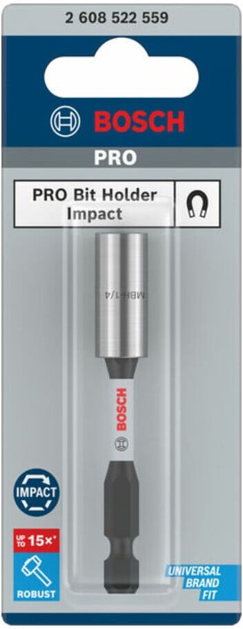 Bosch PRO Standard Bit Holder Impact, 75 mm (2608522559)