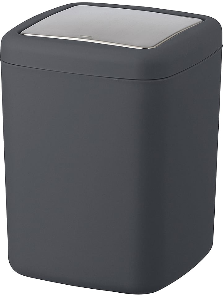 Wenko Schwingdeckeleimer "Barcelona" in Anthrazit - 3 l - onesize