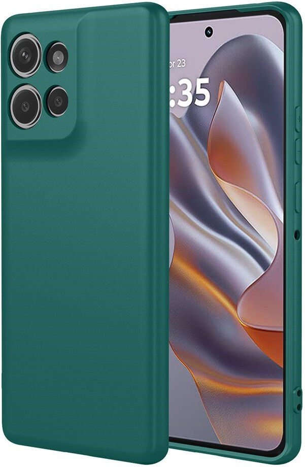 Motorola Edge 60 Neo / 50 Neo / ThinkPhone 25 ENKAY Silikone Mobil Cover - Mørkegrøn