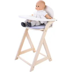Engelhart Puppenstuhl - Grau/weiss
