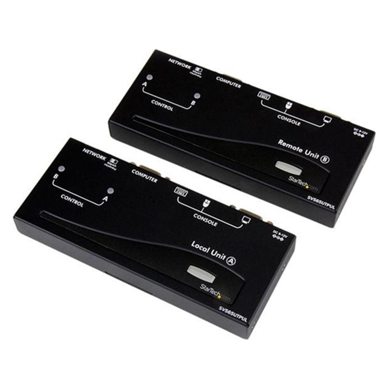 StarTech USB VGA KVM Verlängerung bis zu 300m - KVM extender über Cat5 UTP Netzwerkkabel (SV565UTPUL)