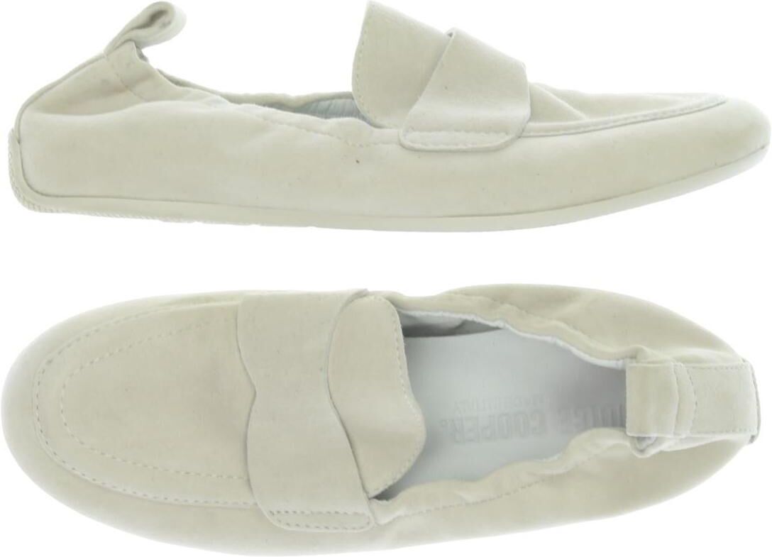 Candice Cooper Damen Halbschuh, Cremeweiß, Gr. EU 36, Leder - Second Hand