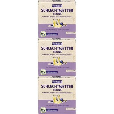 Hoyer Schlechtwetter Trunk Bio 3x 3x10x10 ml Trinkampullen