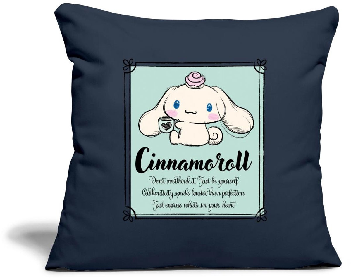Cinnamoroll Don't Overthink It. Just Be Yourself Sierkussenhoes, 45 x 45 cm