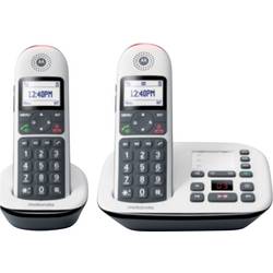Motorola Big Keys Cordless Phone Schwarz, Weiß 107CD5012