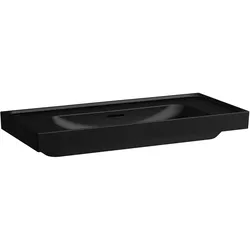 Laufen Aufsatzwaschtisch MEDA, 460x1000x160 mm, Ablage links/rechts, schwarz matt