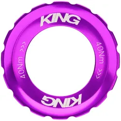 CHRIS KING Center Lock Ring External Spline | 3D violet