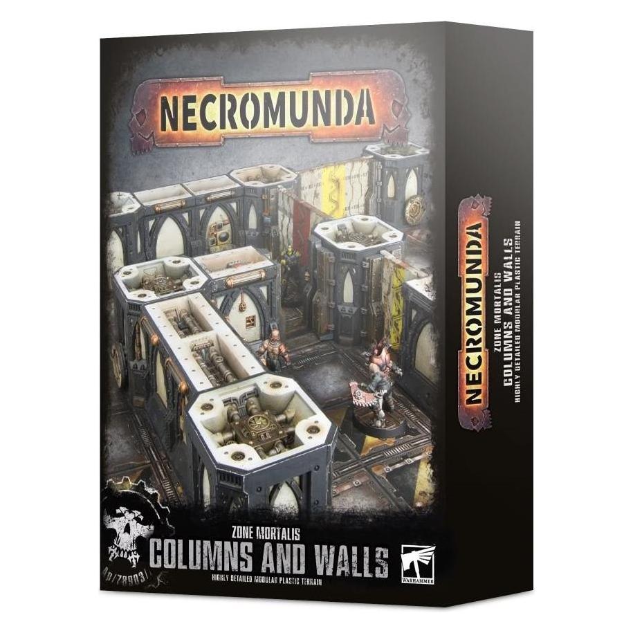 Games Workshop Necromunda - Zone Mortalis Columns and Walls (Kunststoff) (99120599014)