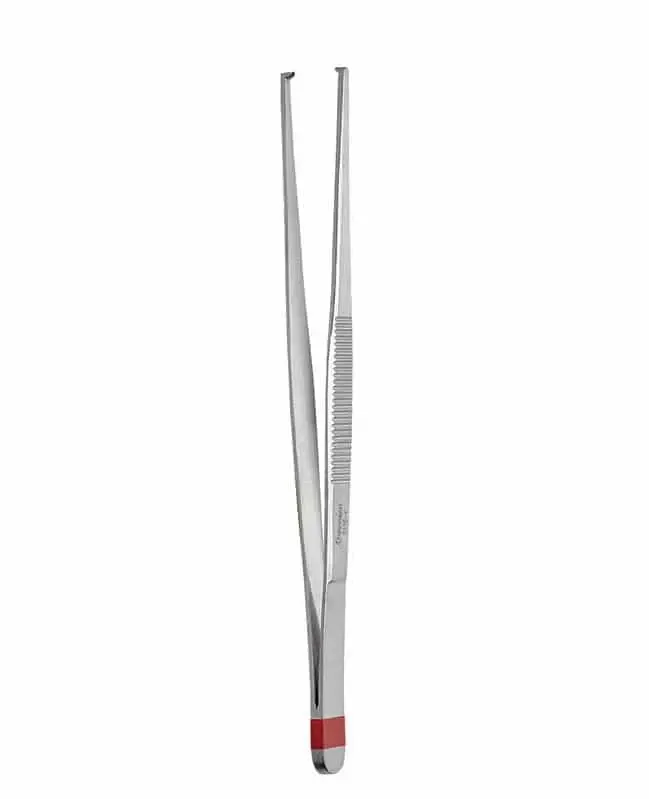 Fuhrmann GmbH Einmal-Pinzetten chirurgisch mittelbreit, 14,5 cm, 1 x 2 Zähne, Metall, einzeln verpackt steril 25 Stück 36283-3