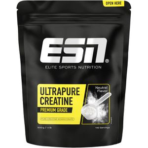 ESN Kreatin Ultrapure Creatine Monohydrate, Pulver, 142 Portionen mit je 3g Kreatin, 500g