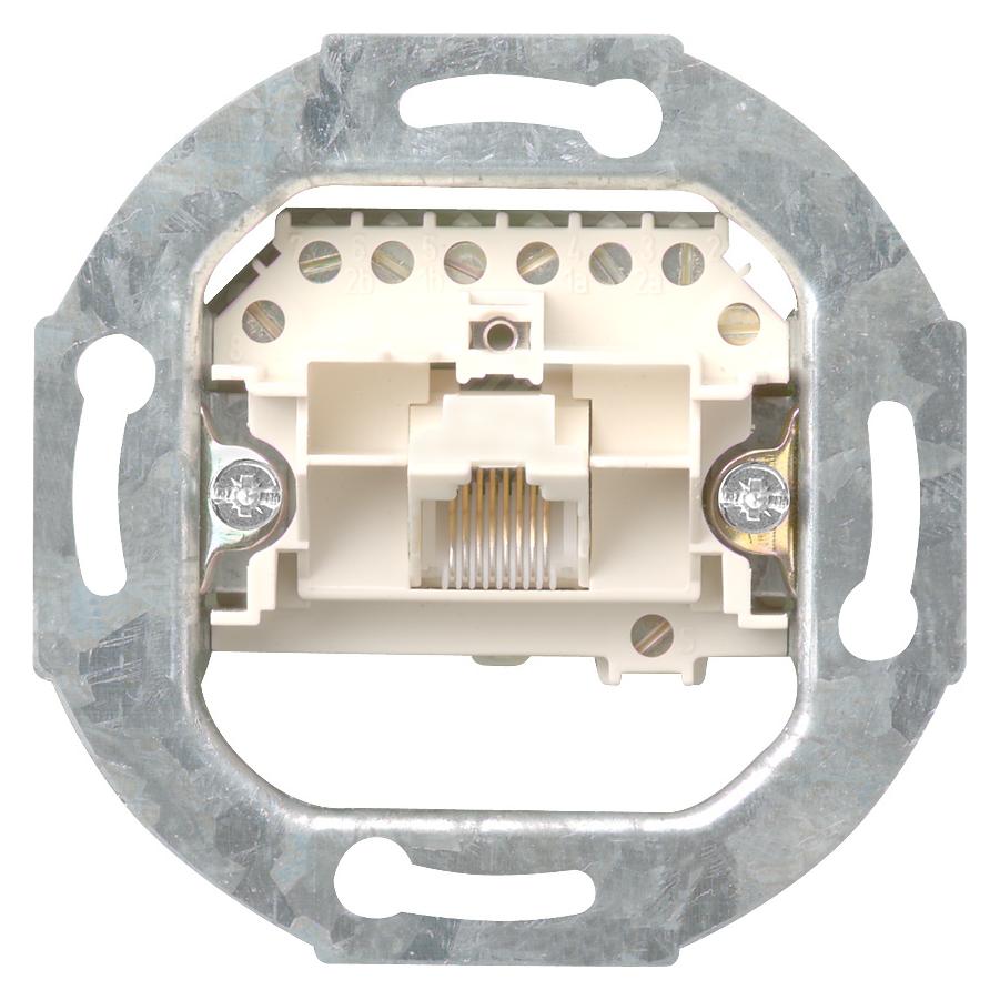 Gira 017900 - RJ-11 - Beige - Edelstahl (017900)