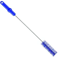 Rohrbürste Haug mit Edelstahldraht 50 cm vollfarbig blau HACCP, lebensmittelkonform, F.E.I.B.P.