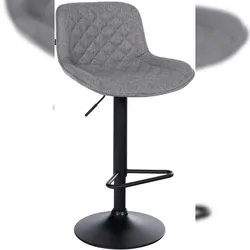 CLP Barhocker Kasson dunkelgrau/Stoff