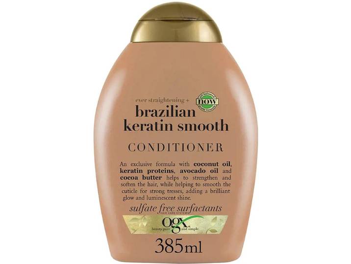 OGX Conditioner - Ever Straight Brazilian Keratin Therapy 385 ml.