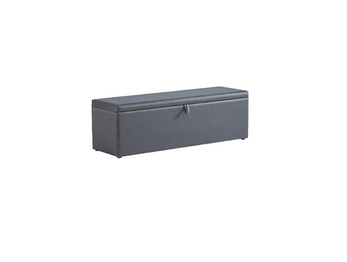 Premium Boxspringbett „Hamilton“ inkl. Matratze & Topper Dunkelgrau Liegefläche: 140 x 200 cm ABC Bedding