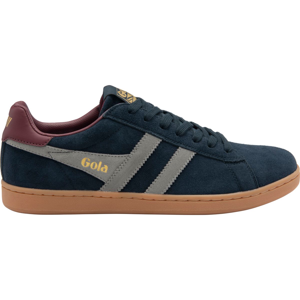 Gola Equipe II Suede Sneaker Men navy/cement/burgundy (EC) 45 CMB387-EC-45-navycementburgundy