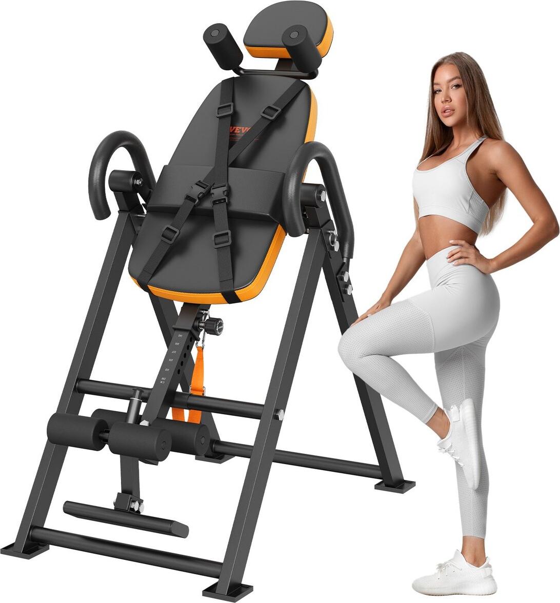 Inversion Table Foldable Strength Training Equipment Hang Exercise Bench